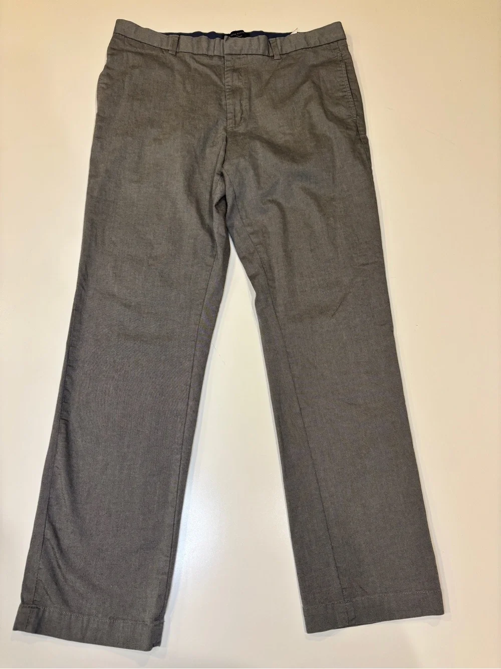 Banana Republic Heathered Gray Men's Dress Pants Sz 36x32 Career Business Dress